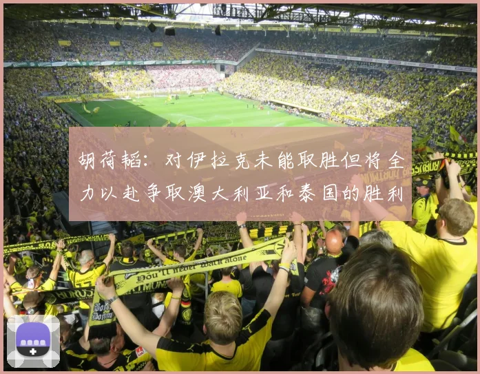 胡荷韬：对伊拉克未能取胜但将全力以赴争取澳大利亚和泰国的胜利